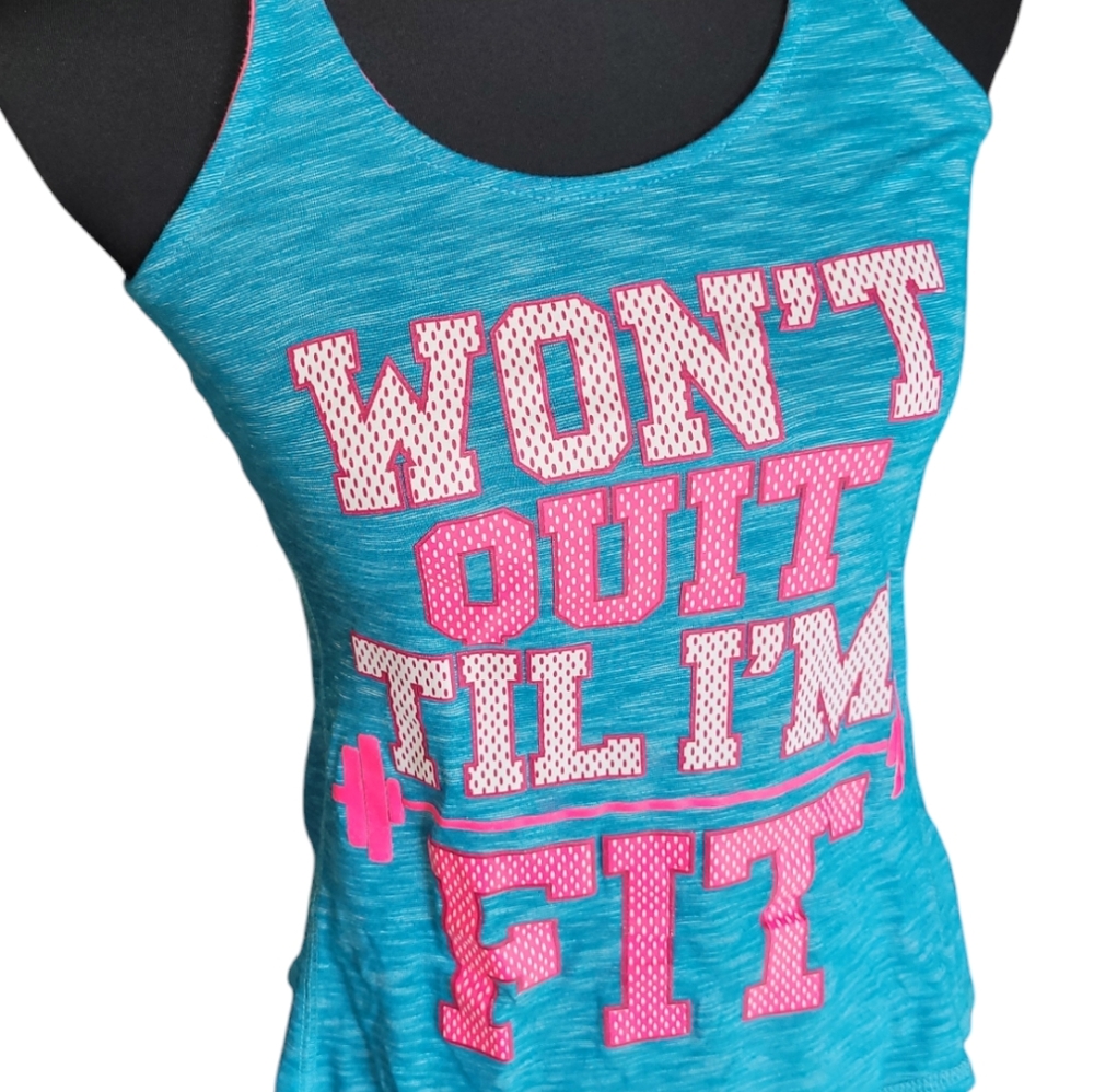 #EVCR colorful racerback athletic tank Size S